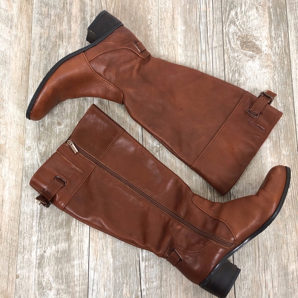 Bandolino Shoes - Bandolino Brown Leather Boots Womens Size 11